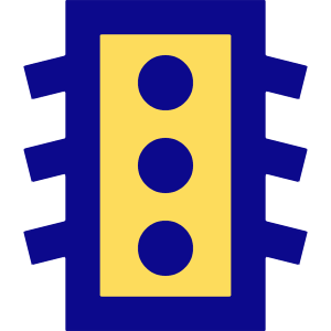 Traffic Light Icon from Sharp Pop - Free Set