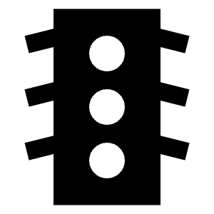 Traffic Light Icon from Sharp Solid - Free Set