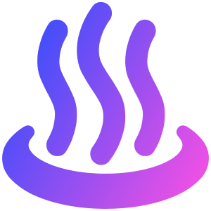 Travel Places Hot Spring Icon from Plump Gradient - Free Set