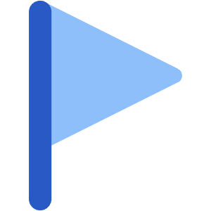 Triangle Flag Icon from Core Flat - Free Set