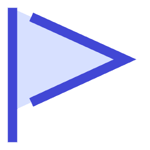 Triangle Flag Icon from Sharp Duo - Free Set