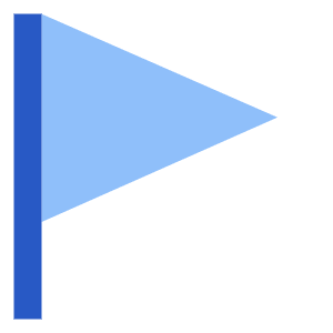 Triangle Flag Icon from Sharp Flat - Free Set