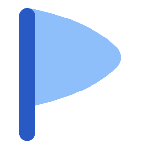 Triangle Flag Icon from Flex Flat - Free Set