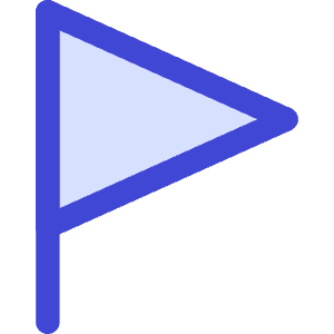 Triangle Flag Icon from Core Duo - Free Set