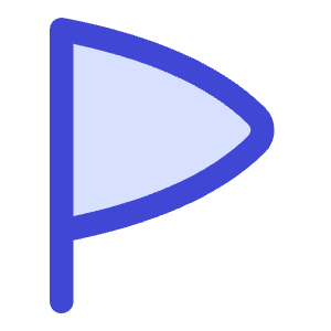 Triangle Flag Icon from Flex Duo - Free Set