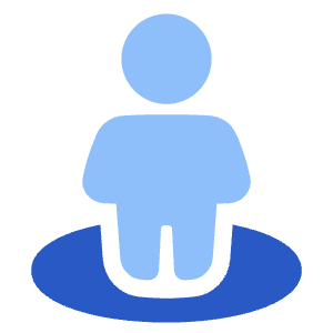 User Pin Icon from Plump Flat - Free Set