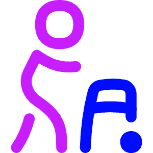 Walker Icon from Flex Neon - Free Set