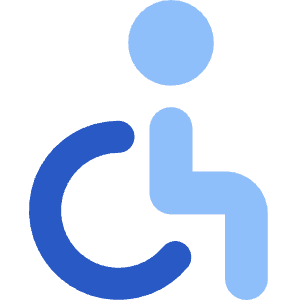 Wheelchair 1 Icon from Core Flat - Free Set