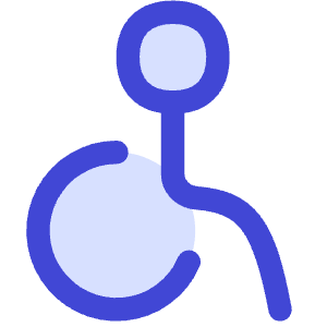 Wheelchair 1 Icon from Flex Duo - Free Set