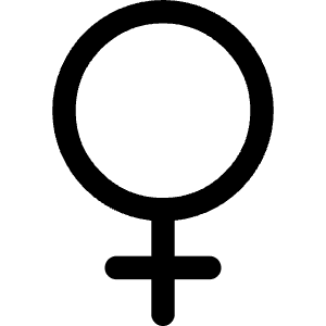Woman Symbol Icon from Core Line - Free Set