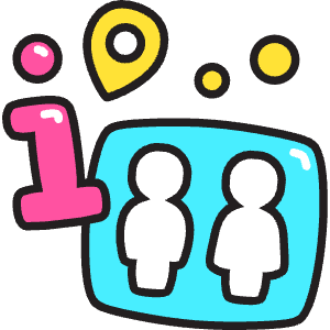Information Toilet Location Icon from Stickies Colors - Free Set