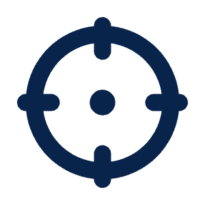 Aiming Line Icon from Mingcute Line Set