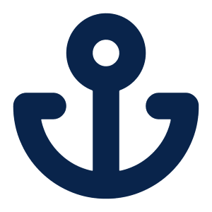 Anchor Fill Icon from Mingcute Fill Set