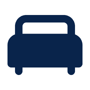 Bed 2 Fill Icon from Mingcute Fill Set