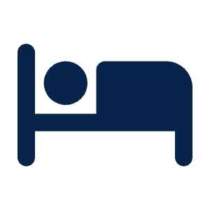 Bed Fill Icon from Mingcute Fill Set