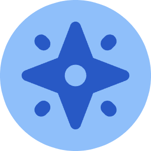 Cardinal Direction Compass Circle Icon from Core Flat Set