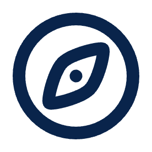 Compass Line Icon from Mingcute Line Set