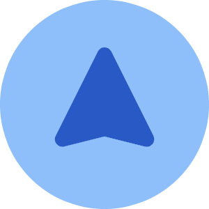 Compass North Icon from Core Flat Set