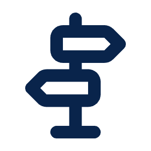 Directions Line Icon from Mingcute Line Set