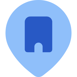 Location Company Building Pin Icon from Core Flat Set