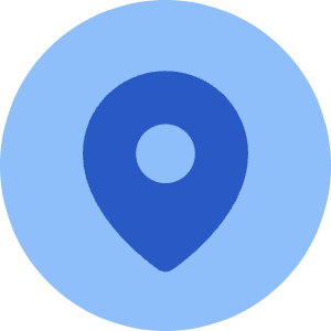 Location Pin Circle Icon from Core Flat Set