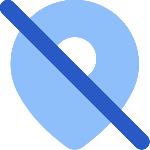 Location Pin Disabled Icon from Core Flat Set