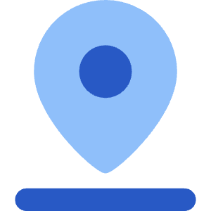 Location Pin Drop Icon from Core Flat Set