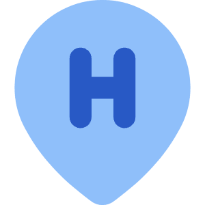 Location Pin Medical Hospital 2 Icon from Core Flat Set