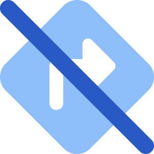 Map Direction Disable Icon from Core Flat Set