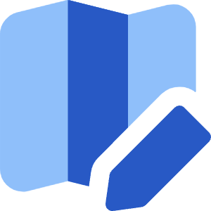 Map Edit Icon from Core Flat Set