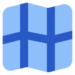 Map Grid Icon from Core Flat Set