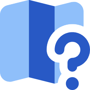 Map Quest Icon from Core Flat Set