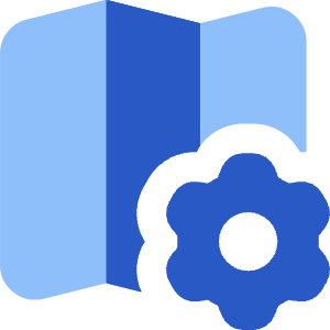 Map Setting Gear Icon from Core Flat Set