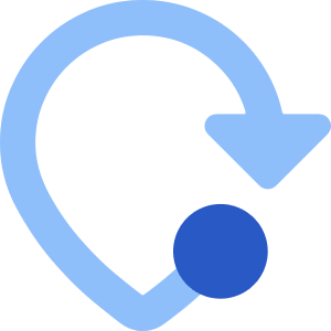 Navigation Arrow Mode Of Travel Icon from Core Flat Set