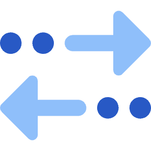 Navigation Arrow Multiple Stop Icon from Core Flat Set