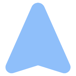 Navigation Arrow North Icon from Core Flat Set