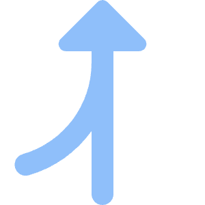 Navigation Arrow Ramp Right Icon from Core Flat Set