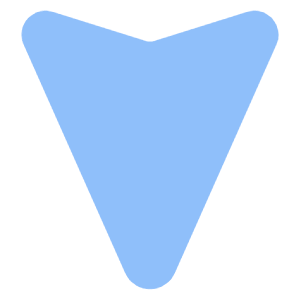 Navigation Arrow South Icon from Core Flat Set