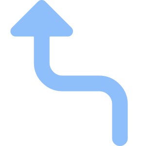 Navigation Arrow Turn Sharp Left Icon from Core Flat Set