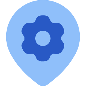 Pin Setting Gear Icon from Core Flat Set
