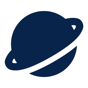 Planet Fill Icon from Mingcute Fill Set