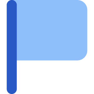 Rectangle Flag Icon from Core Flat Set