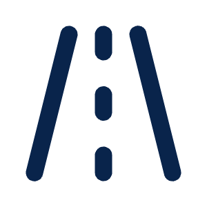 Road Line Icon from Mingcute Line Set