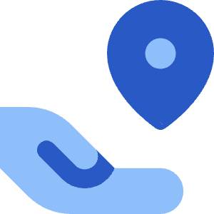 Share Location Icon from Core Flat Set