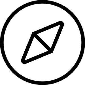 Compass Directions Icon from Ultimate Light - Free Set