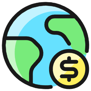 Earth Cash Icon from Ultimate Colors - Free Set