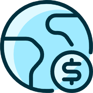 Earth Cash Icon from Ultimate Duotone - Free Set