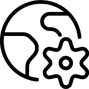 Earth Setting Icon from Ultimate Light - Free Set