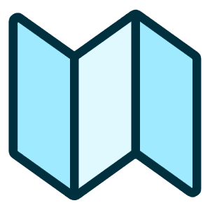Maps Icon from Ultimate Duotone - Free Set