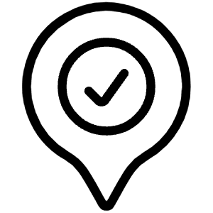 Style One Pin Check Icon from Ultimate Light - Free Set